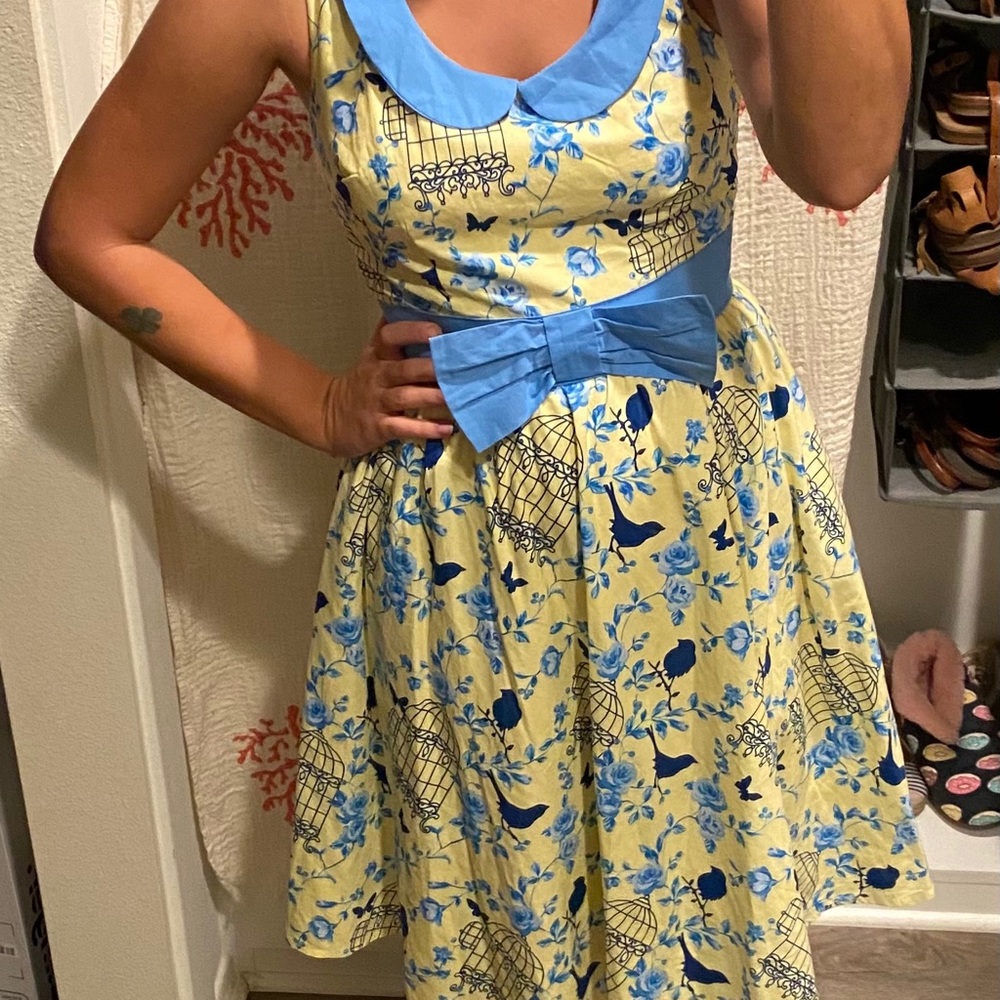 Vintage 50's Dress 100% Cotton- Size S